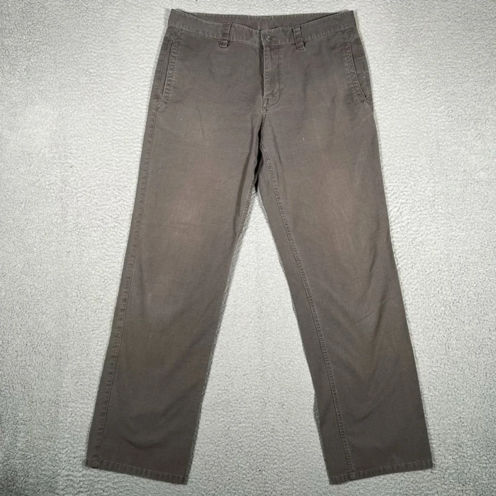 The North Face Pants Mens 34x31 Gray Ripstop Outdoor Workwear Casual Preppy Logo